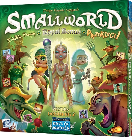 Small World Zestaw dodatków 2 Wielkie damy Royal Bonus Przeklęci