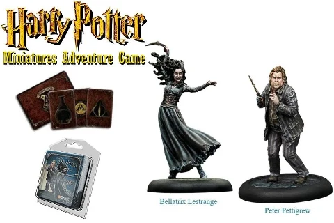 Harry Potter Miniatures Adventure Game Bellatrix and Wormtail