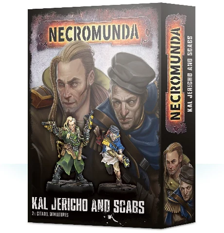 Necromunda Kal Jericho and Scabs