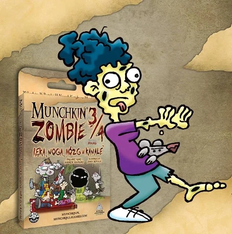 Munchkin Zombie 3 4 Ręka noga mózg w kanale, zdjęcie 2