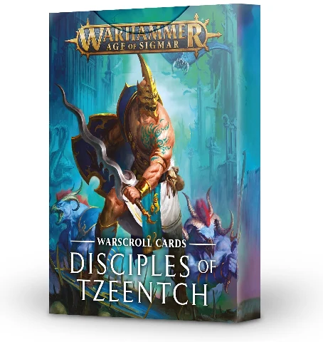 Warscroll Cards Disciples of Tzeentch