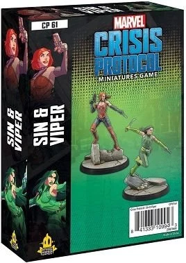 Marvel Crisis Protocol Sin and Viper