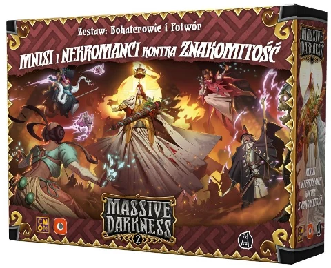 Massive Darkness 2 Mnisi i Nekromanci vs Znakomity Zestaw