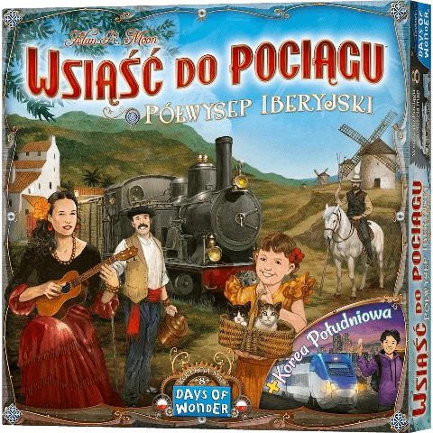 Wsiąść do Pociągu Kolekcja Map 8 Półwysep Iberyjski i Korea Południowa