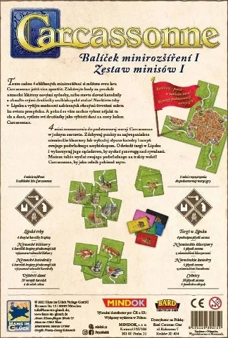 Carcassonne Zestaw rozszerzeń I, zdjęcie 2