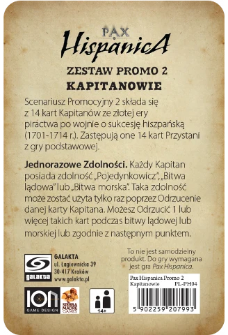 Pax Hispanica Kapitanowie zestaw promo, zdjęcie 3