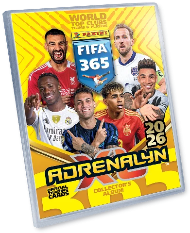 Karty Panini FIFA Adrenalin XL 2026 Megazestaw startowy