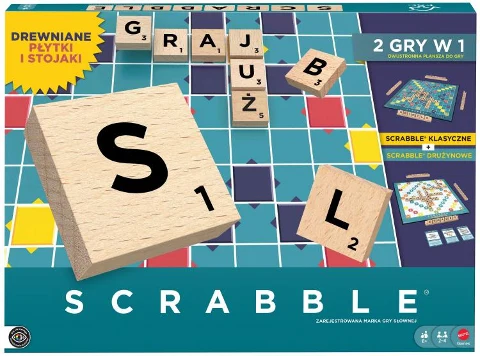 Scrabble Drewniane płytki i stojaki, zdjęcie 4