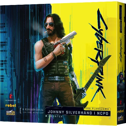 Cyberpunk 2077 Johnny Silverhand i NCPD
