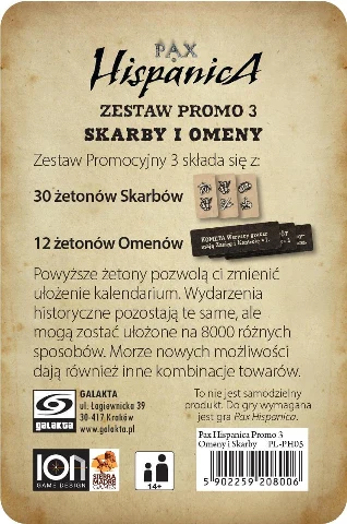 Pax Hispanica Omeny i Skarby zestaw promo, zdjęcie 2
