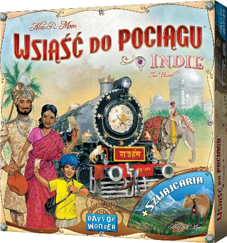Wsiąść do Pociągu Kolekcja Map 2 Indie i Szwajcaria