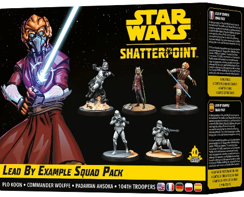 Star Wars Shatterpoint Świeć przykładem Zestaw oddziału