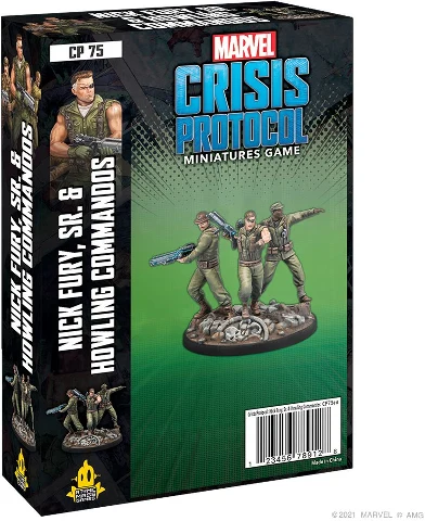 Marvel Crisis Protocol Nick Fury Sr and the Howling Commandos