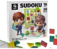 Dra drewniana Sudoku geometryczne