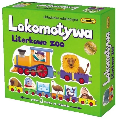 Lokomotywa Literkowe ZOO Układanka, zdjęcie 2