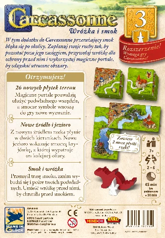 Carcassonne Wróżka i Smok Edycja 3, zdjęcie 4