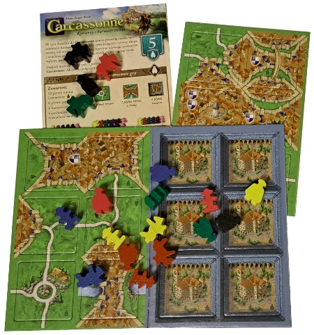 Carcassonne Edycja 3 5 Kurierzy i burmistrzowie, zdjęcie 3