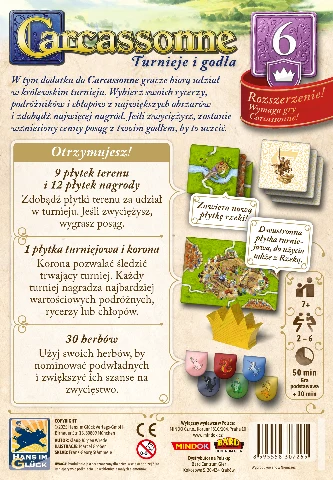 Carcassonne 6 Turnieje i godła, zdjęcie 4