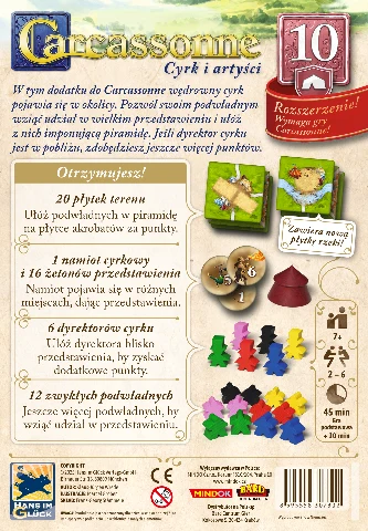 Carcassonne 3 10 Cyrk i artyści, zdjęcie 4