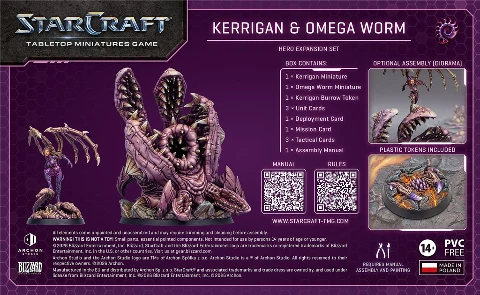 StarCraft Kerrigan and Omega Worm Zerg Hero Expansion Set, zdjęcie 6