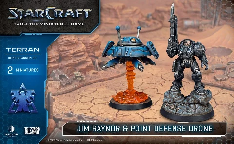 StarCraft Jim Raynor and Point Defense Drone Terran Expansion Set, zdjęcie 4
