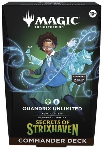 MTG Secrets of Strixhaven Commander Deck Quandrix Unlimited