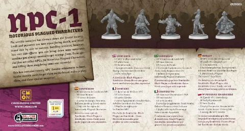 Zombicide NPC 1 Notorious Plagued Characters, zdjęcie 3