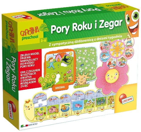 Dżdżownica Pory roku i zegar