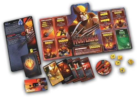 Marvel Dice Throne X Men Box 1 Wolverine vs Beast, zdjęcie 2