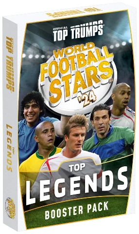 KARTY PIŁKARSIE STARTER KIT Top Trumps światowe gwiazdy futbolu ANGIELSKIE, zdjęcie 5