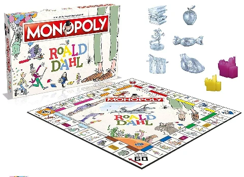 Monopoly Roald Dahl Willy Wonka monopol