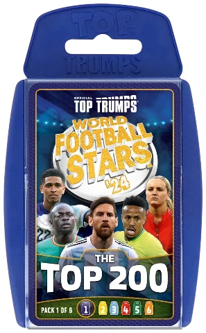 KARTY PIŁKARSIE STARTER KIT Top Trumps światowe gwiazdy futbolu ANGIELSKIE, zdjęcie 4
