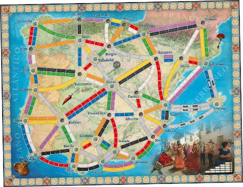 Wsiąść do Pociągu Kolekcja map 8 Półwysep Iberyjski i Korea Południowa, zdjęcie 8