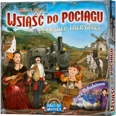 Wsiąść do Pociągu Kolekcja map 8 Półwysep Iberyjski i Korea Południowa