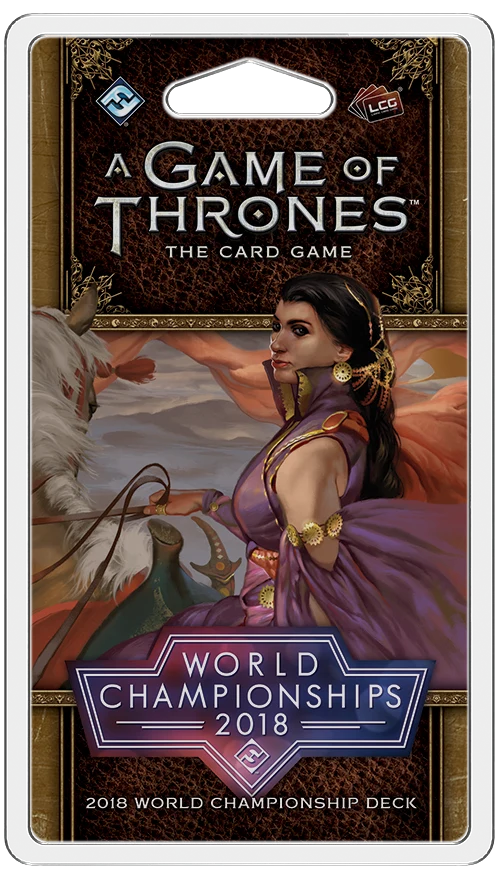 A Game of Thrones LCG SE 2018 World Championship Deck