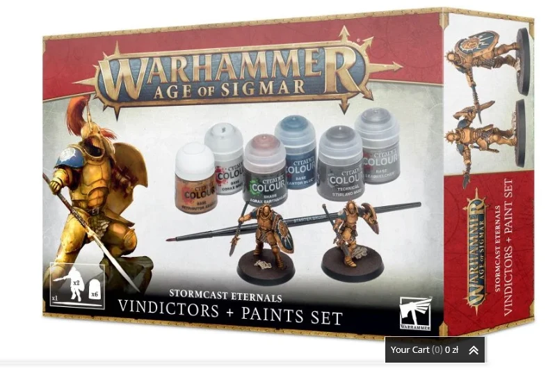 Stormcast Eternals Vindictors Paints Set