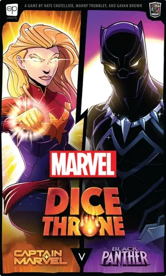 Marvel Dice Throne Captain Marvel v Black Panther