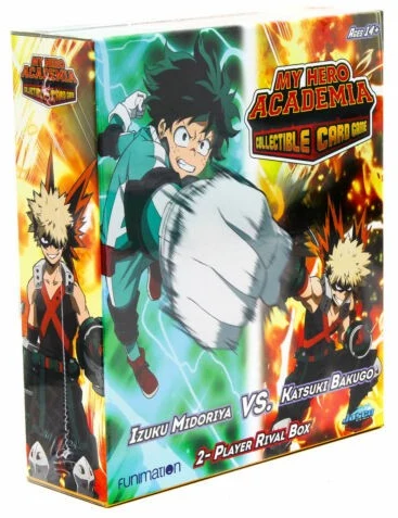 My hero academia ccg izuku midoriya vs katsuki bakugo 2 player rival decks