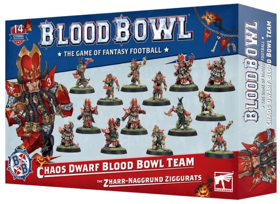 Chaos Dwarf Blood Bowl Team The Zharr Naggrund Zigguratsreepers