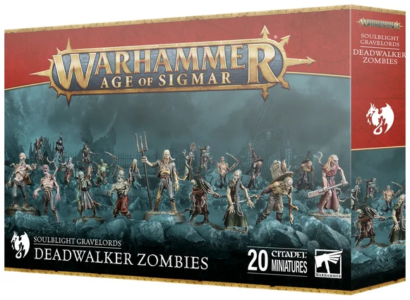 Age of sigmar Soulblight Gravelords Deadwalker Zombies