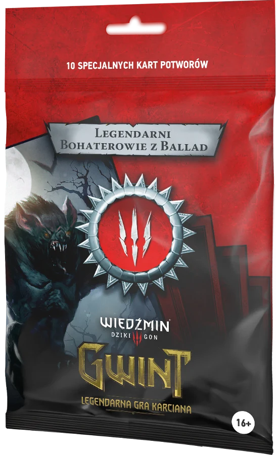 Gwint Legendarni bohaterowie z ballad Potwory