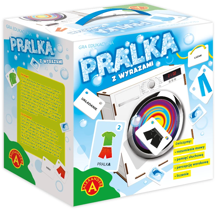 Pralka z wyrazami