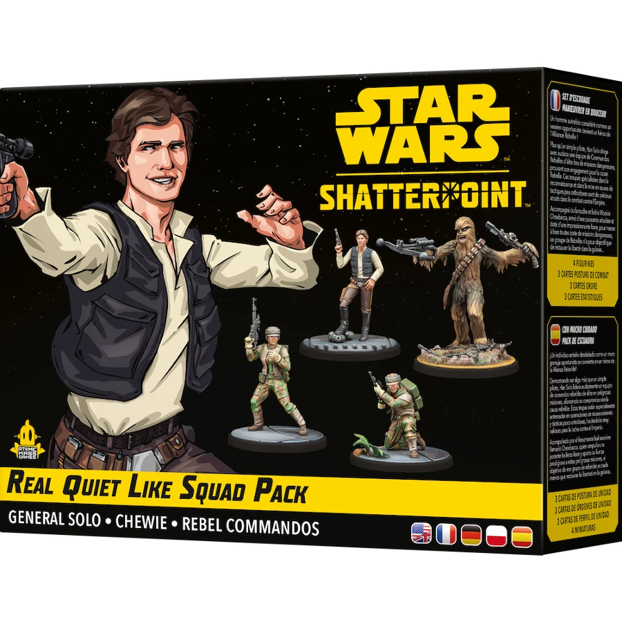 Star Wars Shatterpoint Z cichacza Generał Solo
