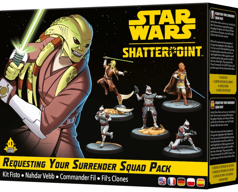 Star Wars Shatterpoint Będziesz musiał się poddać Kit Fisto
