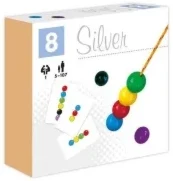 Kule na sznurku Silver