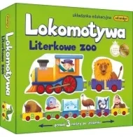 Lokomotywa Literkowe ZOO Układanka