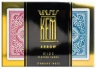 Karty Poker zestaw czerwono niebieskie