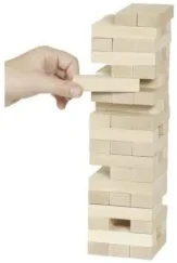 Wieża Jenga duża naturalna