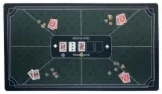 Mata pokerowa zielona 138x79cm