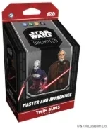 Star Wars Unlimited 2026 Twin Suns Deck Master and Apprentice Dooku and Asajj